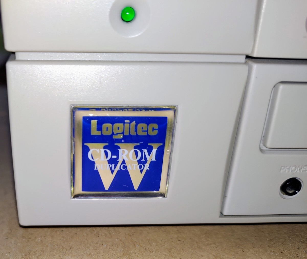 ジャンク！ CDデュプリケーター ロジテック LDU-1601F CD-ROM バックアップ 複製 コピー CD-R CD-RW_画像3