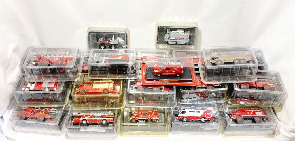 【新品未開封品】デルプラド DelPrado まとめ売り 31個 世界の消防車 Peugeot Citroenなど ミニカー 大量 おまとめ の画像1