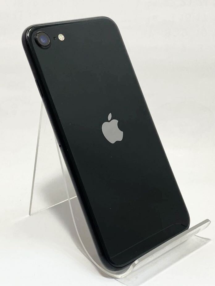 1円〜 ★外観美品 Apple iPhoneSE 第2世代 64GB ブラック SIMロック解除済 ワイモバイル 判定◯ ジャンクの画像2