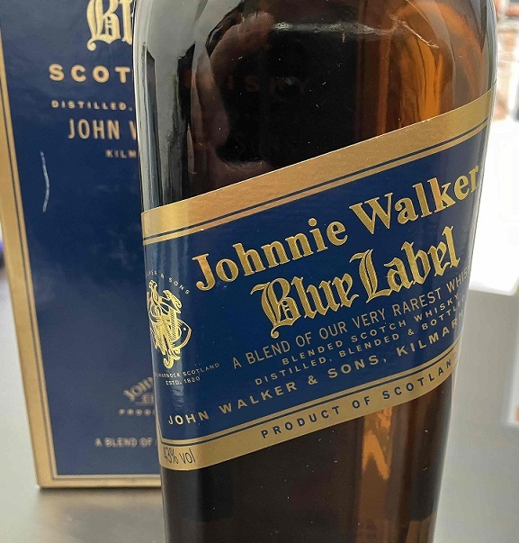 ★JohnnyWalker ジョニーウォーカー BLUE LABEL ブルーラベル 1000ml 40% スコッチ ウイスキー 箱あり★未開栓★の画像2