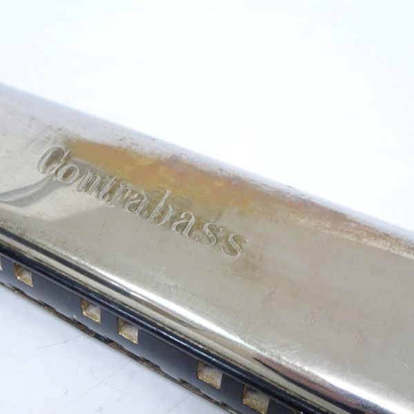 tyom 1265-1 116 TOMBO トンボ Dragon-fly Harmonica Contrabass コントラバス ハーモニカ ケース付きの画像6