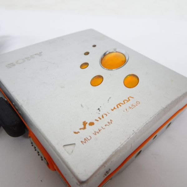 ■tyom 1336-1 521 SONY ソニー WALKMAN ウォークマン MZ-E520 ポータブルMDプレイヤー 現状品