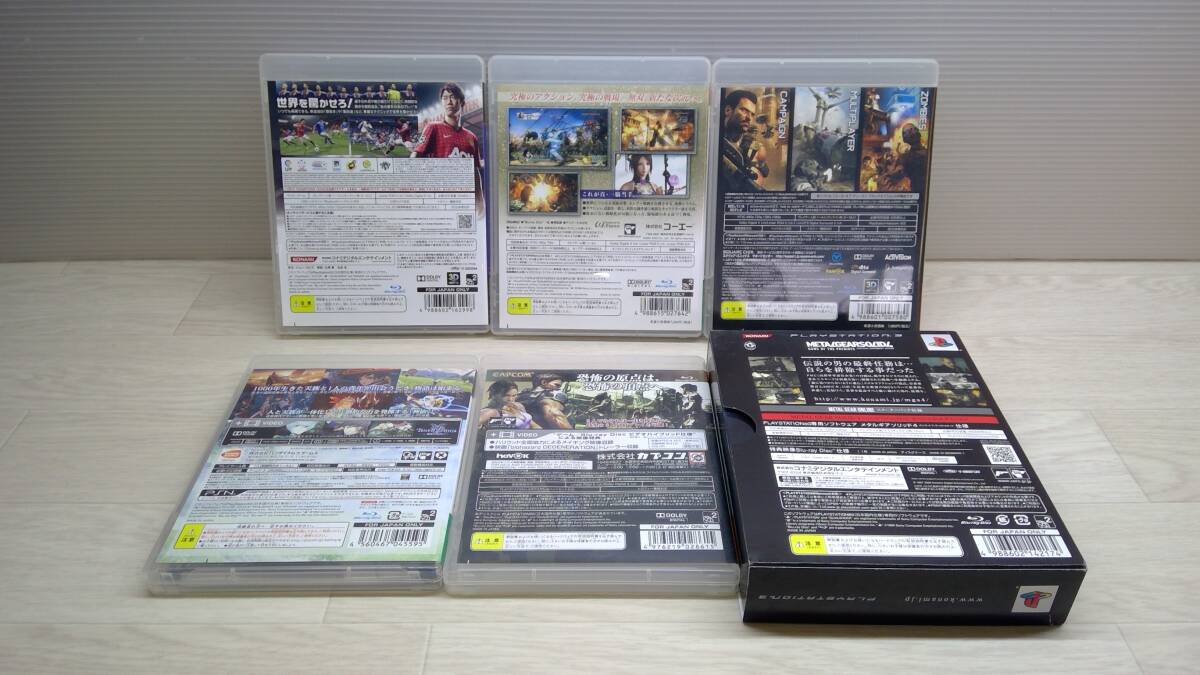 [C5238-38] ゲーム ソフト PS3 6枚セット メタルギアソリッド、テイルズ オブ ゼスティリア など 0405_画像2