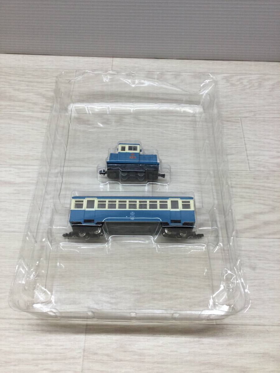 [C5319-74]玩具 ナローゲージ 富井電鉄 猫屋線 客車列車 DB1＋ホハフ11 新塗装 0416の画像6