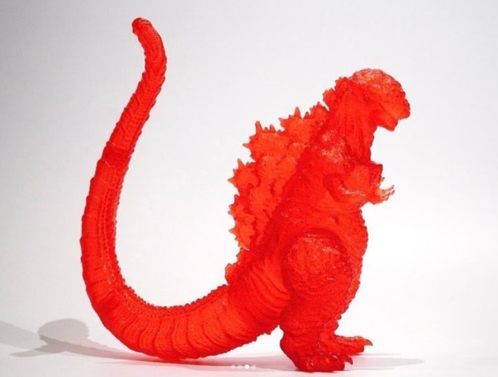 PassionTank Toy★Shin Godzilla シン・ゴジラ2016 第4形態 クリアレッド未組立キット (CLEAR RED sofvi model kit ) WF2024 Exclusive_画像4