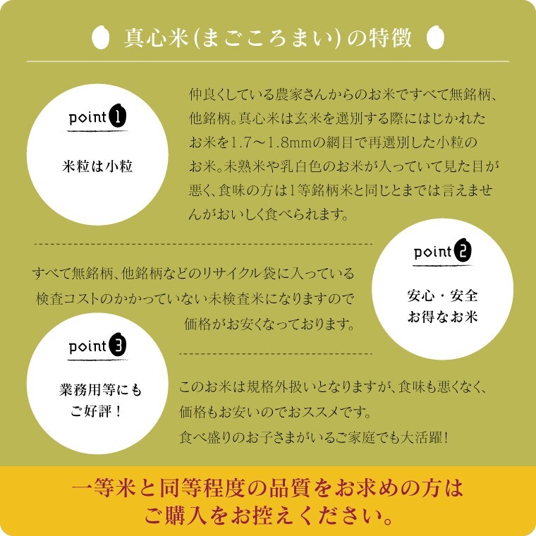 米 お米 10kg ブレンド米 訳あり 真心米 新米入り 送料無料 小粒米 こめの画像4