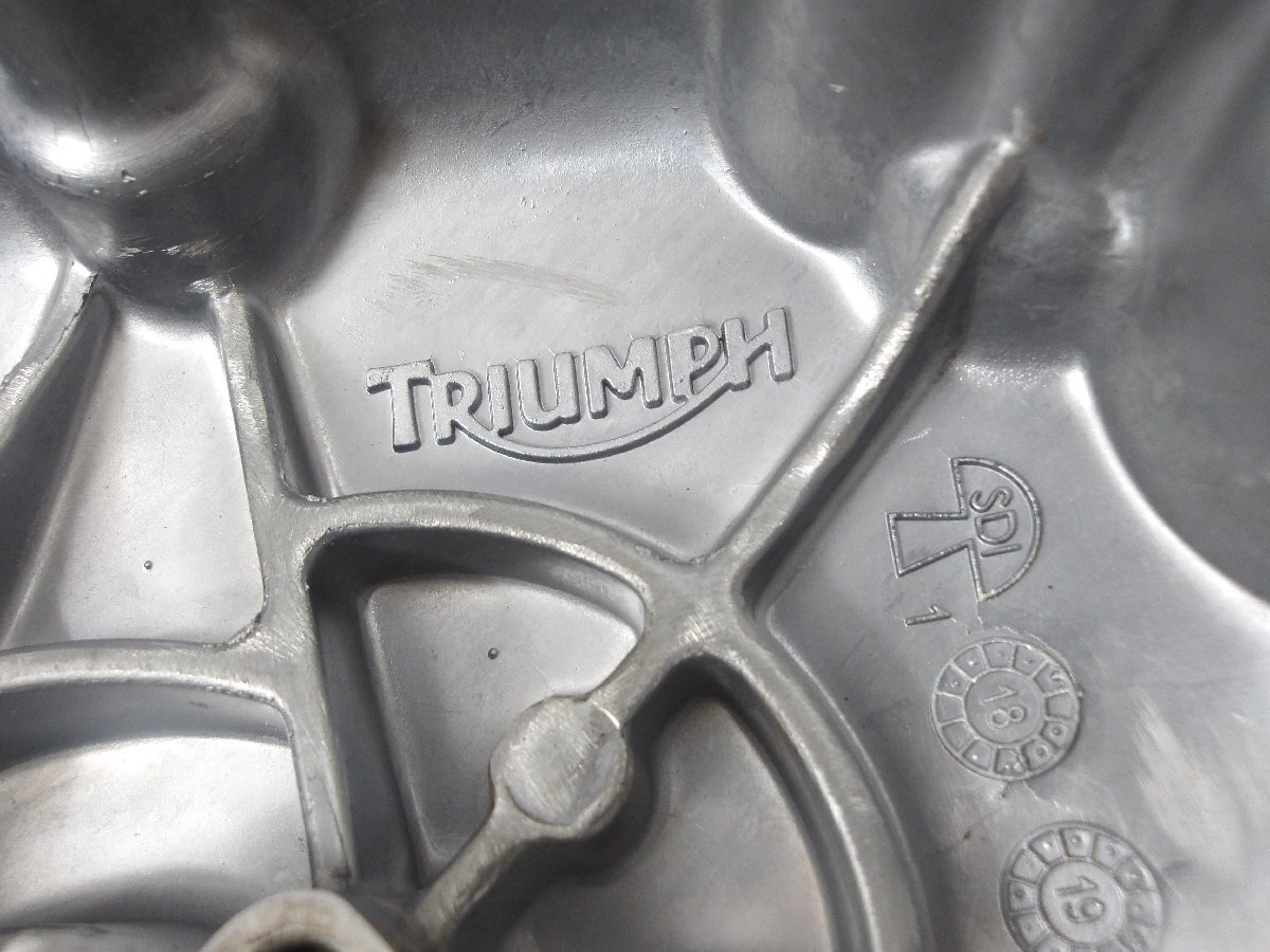  used present condition Stock Triumph company manufactured Thruxton 1200 engine cover right crankcase cover excellent level 