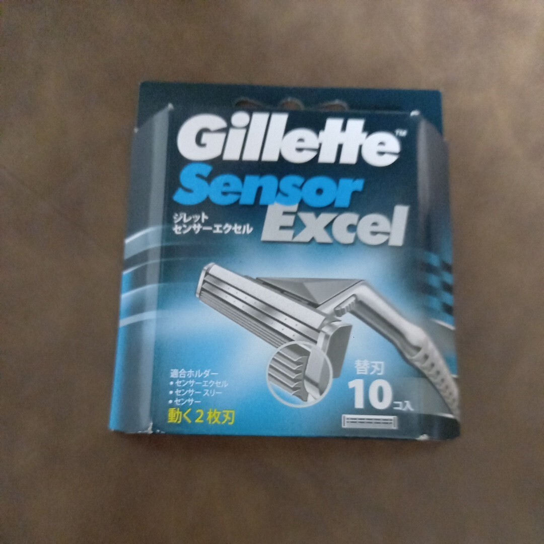 新品未開封 送料無料                           Gillette  ジレットセンサーエクセル 替刃10個入り×2箱 の画像2