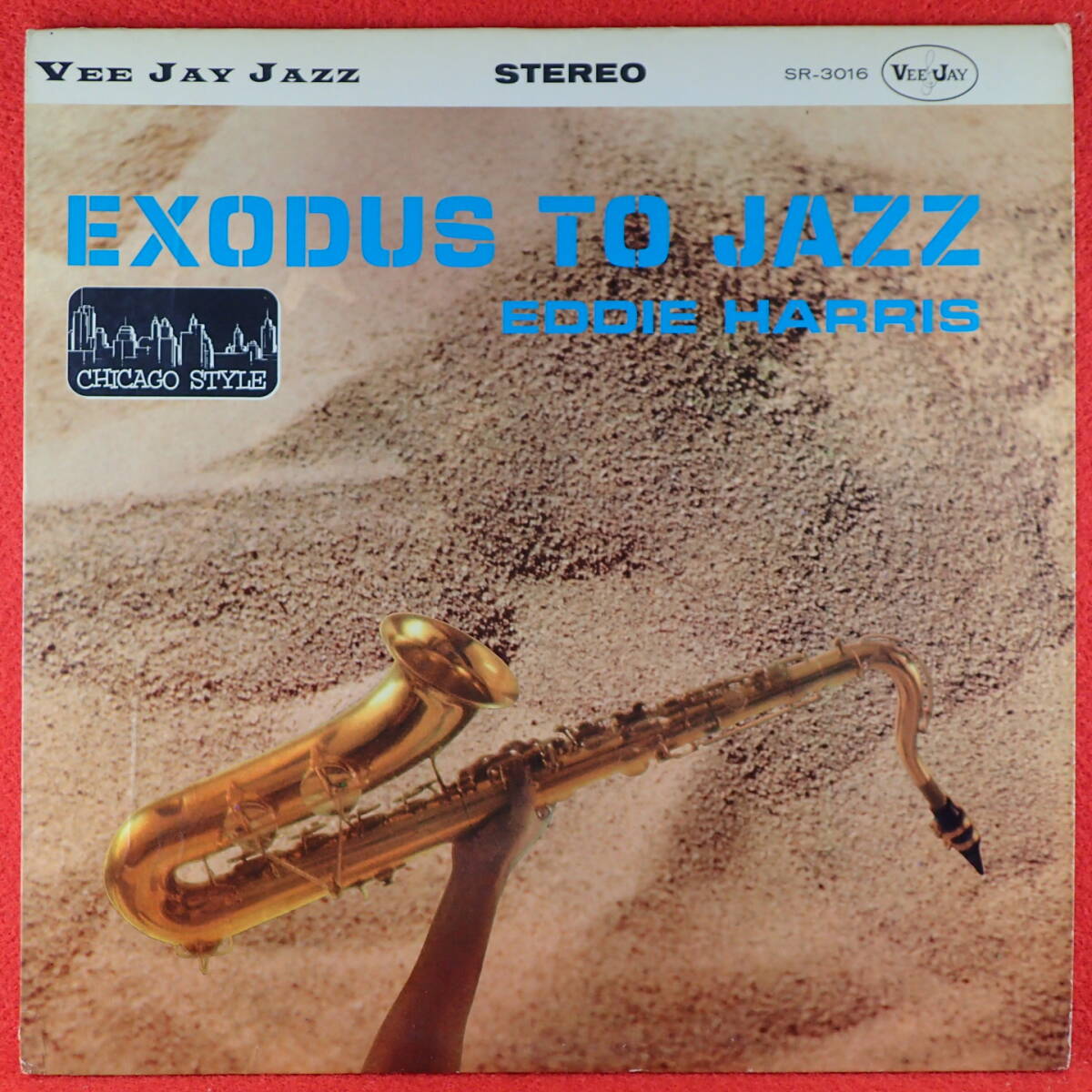 千円開始★神洗浄【ギガレア★奇跡の美品★USオリジナル★VEE JAY 虹リム 両溝】★EDDIE HARRIS /EXODUS TO JAZZ★初リ-ダ-作品★テナ-名盤_画像1