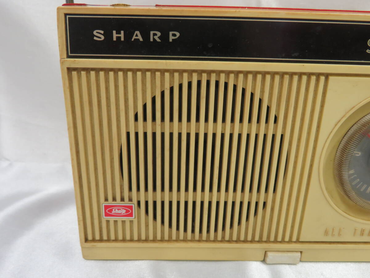 【昭和レトロ】SHARP シャープ BPG-707 SONOPAC ソノパック ラジオ/ポータブル/レコードプレーヤー 現状品の画像3
