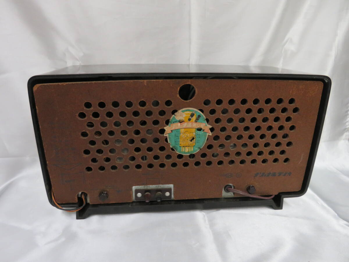 【昭和レトロ】ナショナル 真空管ラジオ CM-375型 RADIO 松下電器  現状品 の画像3