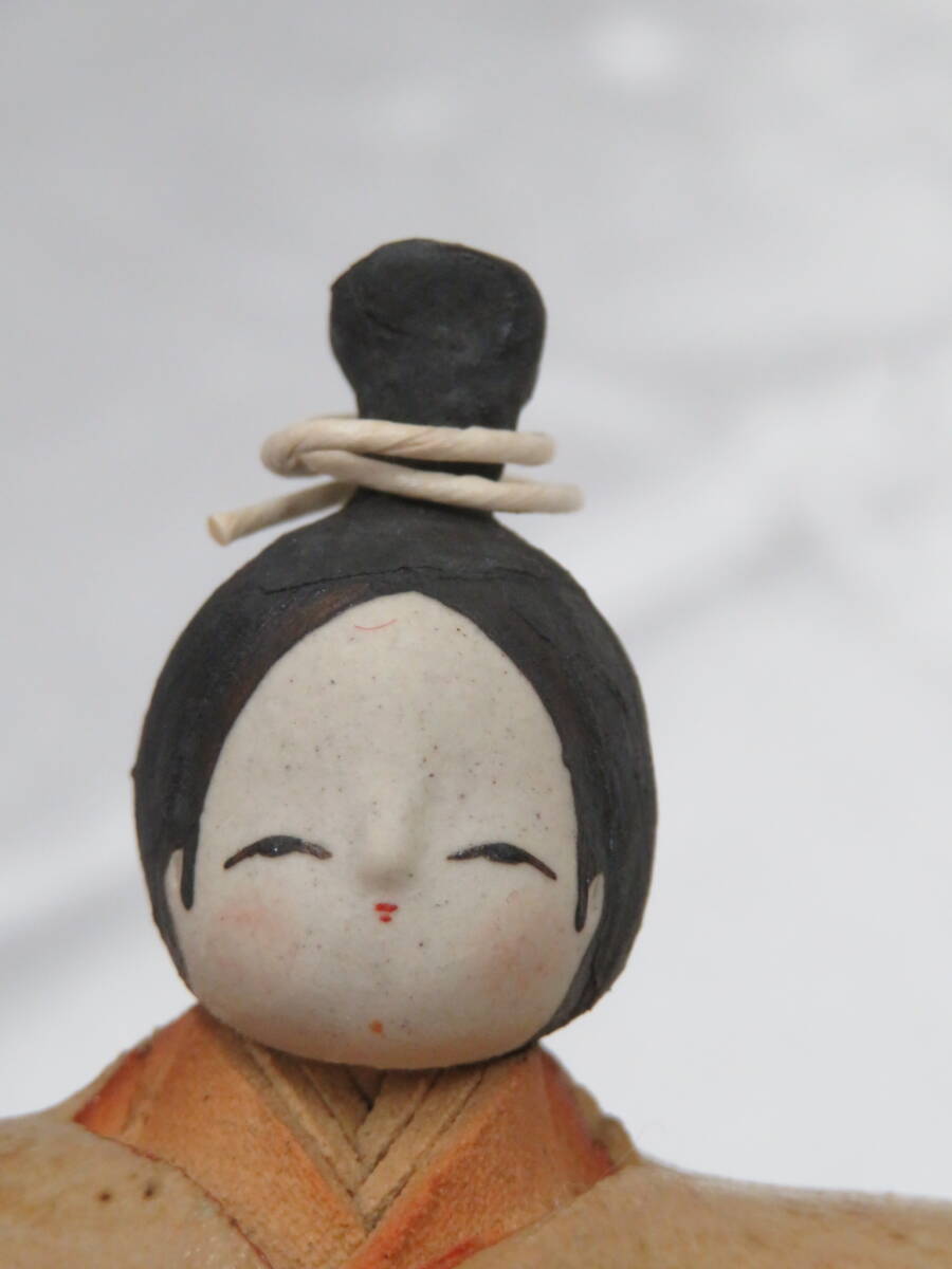 【インテリア】 矢羽多 英子 立雛 雛人形 お内裏様 お雛様 陶器人形 ひなまつり 和風 日本人形 飾り 置物 装飾品 共箱付の画像5