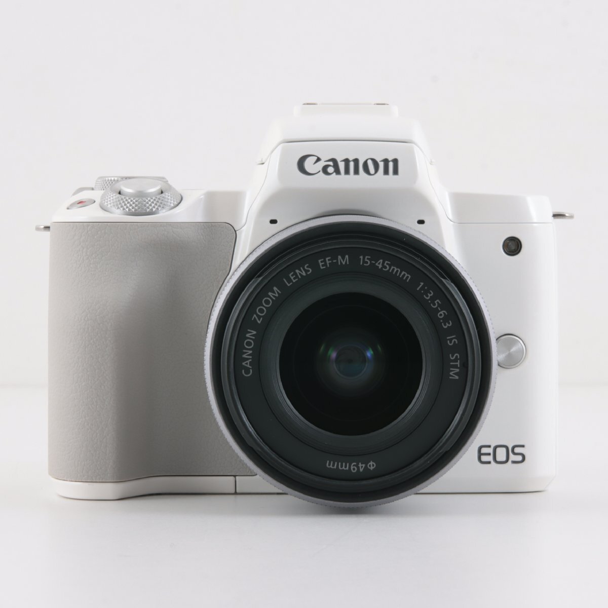 1円～ Canon キヤノン ミラーレス一眼カメラ EOS kiss M / EF-M 15-45mm 3.5-6.3 IS STM 【電源ONのみ確認】の画像1