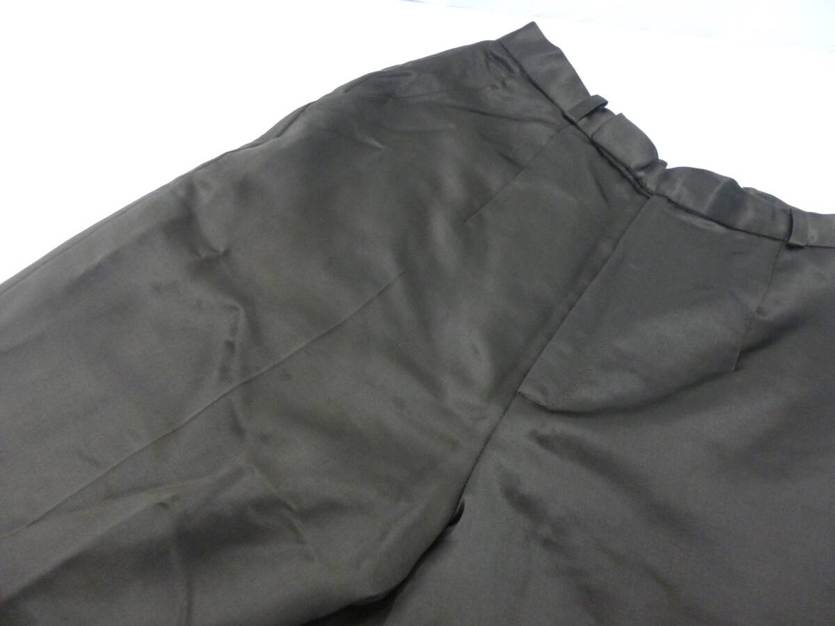 KUMIKYOKUk Miki .k брюки on world искусственный шелк ткань Brown 2 всесезонный женский Y-380.