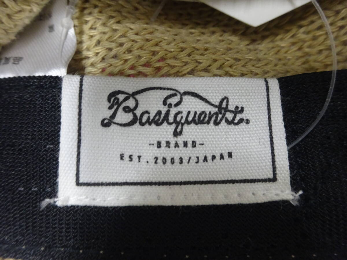 BASIQUENTI　ベーシックエンチ　帽子　ハット　サテン　新品未使用　タグ付き　ブラウン　57～59㎝　YZ-53_画像5