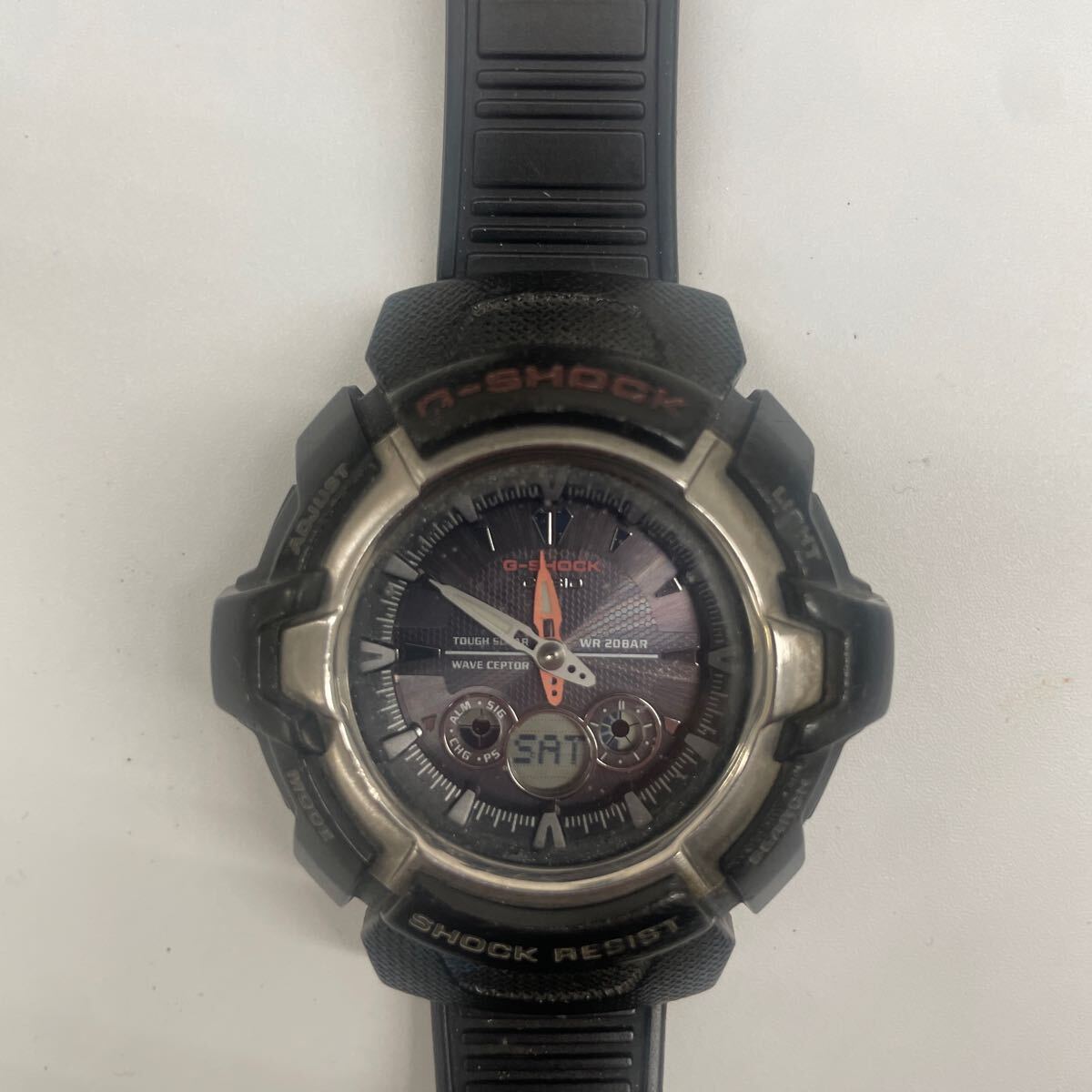 03kr CASIO G-SHOCK 腕時計★カシオ/Gショック/3367/GW-1500J/ウォッチ/Watch/ 稼働品の画像1