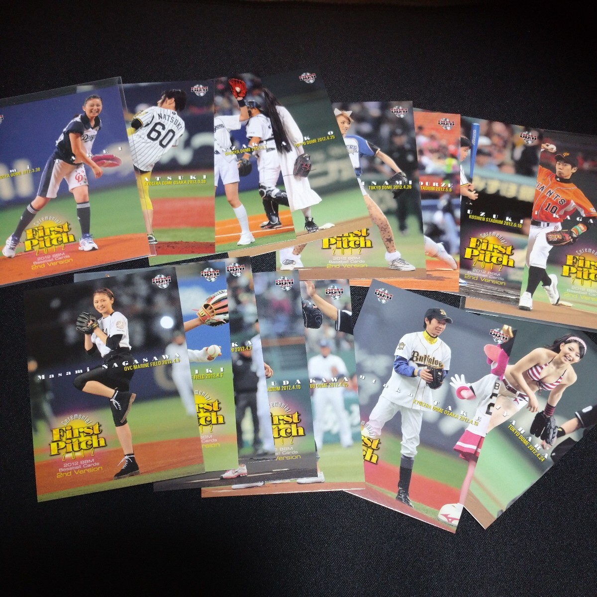 2012 BBM Baseball 2nd 始球式カード カードセットの画像1