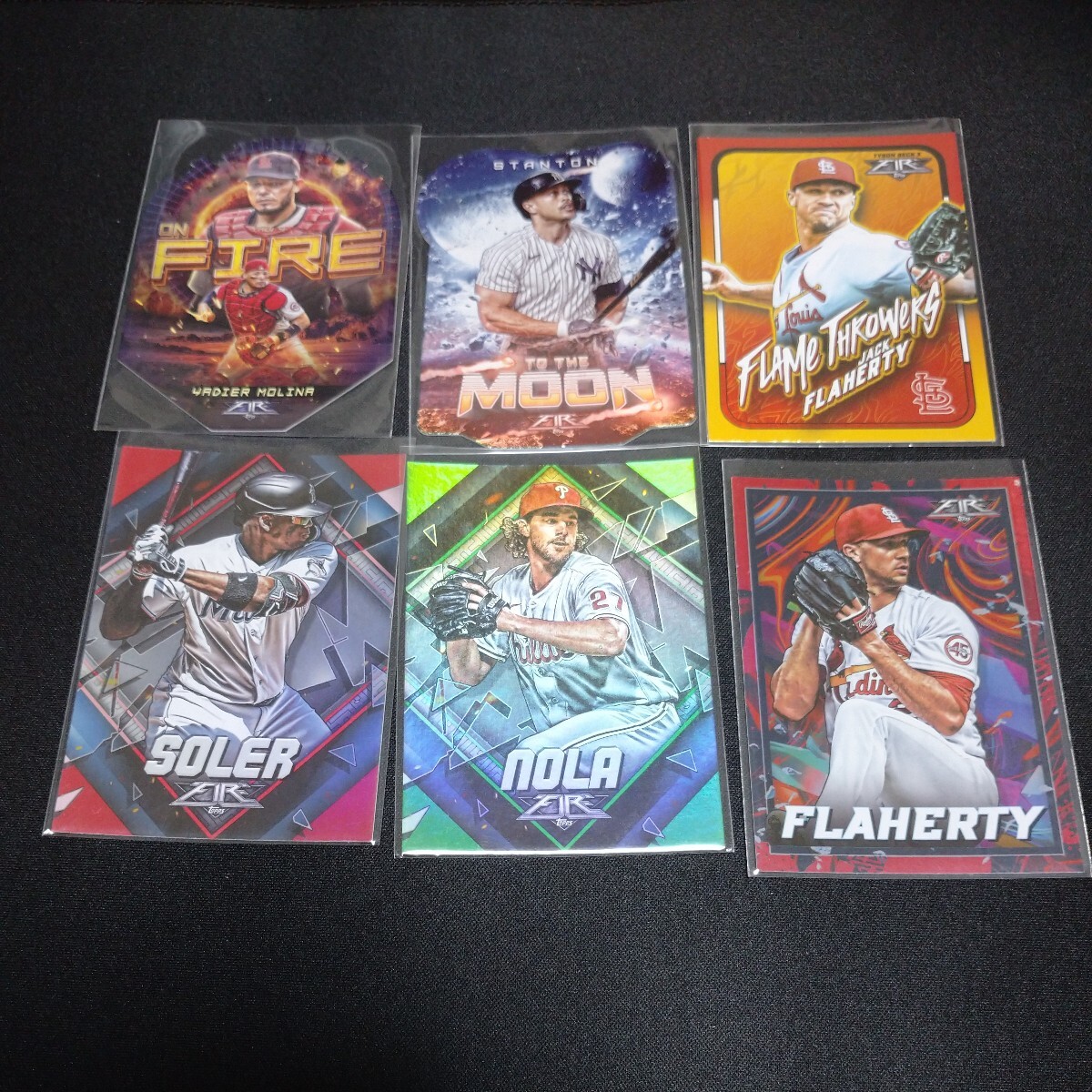 Topps Fire Baseball カードセット インサート シリアル パラレルの画像3