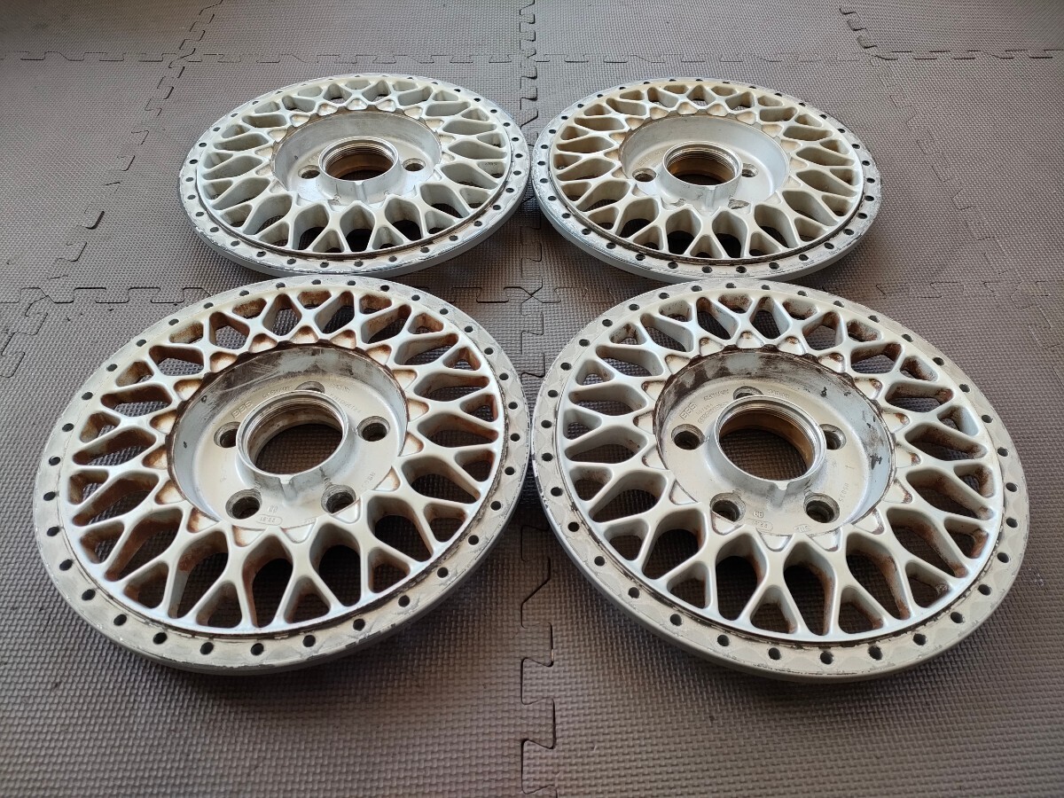 16inch BBS RS035 2枚 RS037 2枚 pcd 5×114.3 旧NISSAN用ハブ径73mm faces for sale NISSAN Y31 シーマ セドリック グロリア 等に _画像2