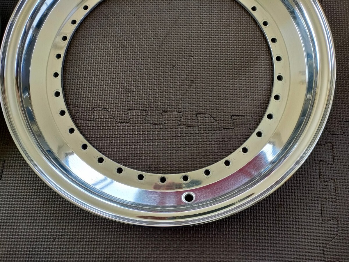 BBS 16inch 1.5J 純正アウターリップ 2枚 1.5×16 BBS RS outer lips for sale リバレル等に_画像5