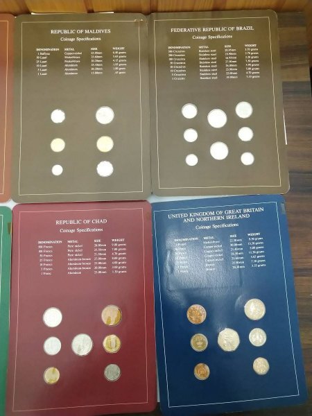 0401K2 「Coin Sets of All Nations」シリーズ おまとめ30枚 ジンバブエ パキスタン ブラジル など ※追加画像有り・ケース入りの画像7