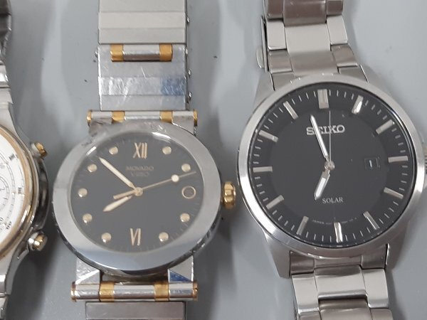 0401U74 時計 腕時計 ジャンク品 おまとめ SEIKO バーバリー MOVADO など 刻印ありの画像5