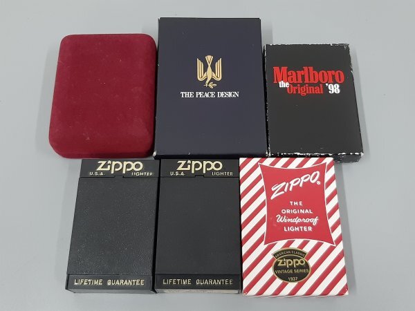 0401U93 喫煙具 ライター おまとめ Zippo ジッポ ＊着火未確認現状お渡し ケース付きの画像3