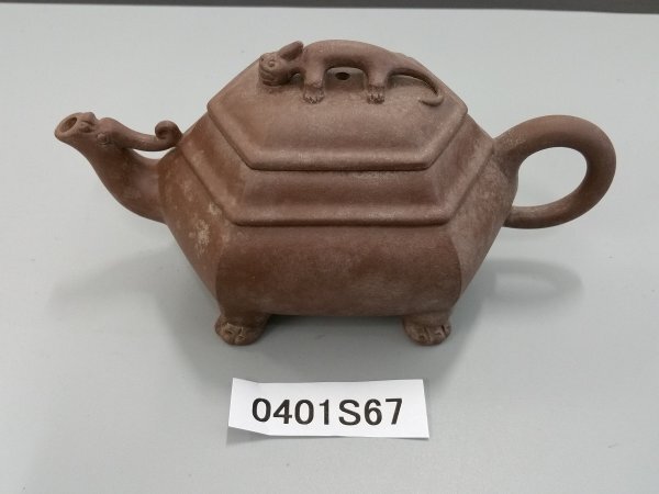 0401S67 工芸品 美術品 陶芸 中国 茶道具 急須 の画像1