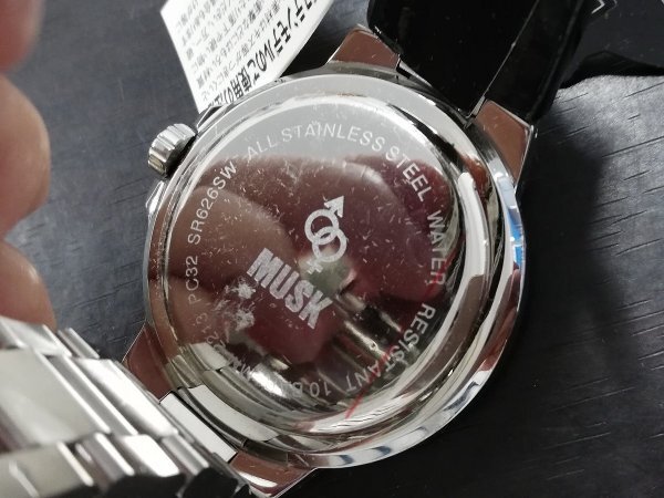 0402T1 腕時計 ジャンク品 おまとめ6点 MUSK ムスクの画像10
