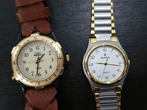 0402S4 時計 腕時計 ジャンク品 おまとめ BUREN TIMEX INDIGLO Dorian などの画像4