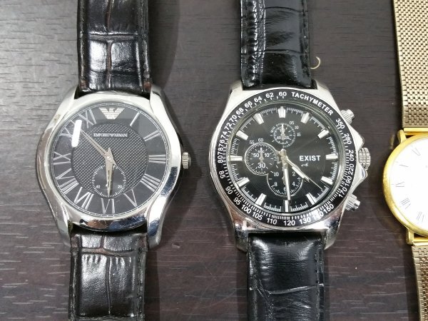 0402S55 時計 腕時計 ジャンク品 おまとめ ALBA エンポリオアルマーニ EXIST などの画像2