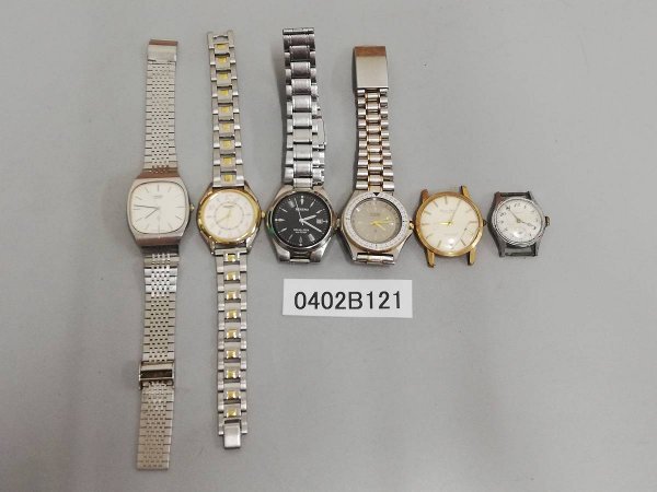0402B121 腕時計 文字盤 ジャンク品 おまとめ SEIKOセイコー REGUNO renoma などの画像1