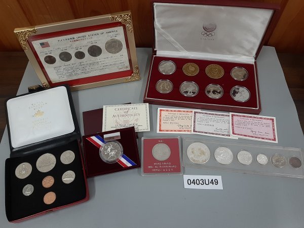 0403U49 世界のコイン 記念コイン おまとめ 韓国 ソウルオリンピック カナダ アメリカ などの画像1