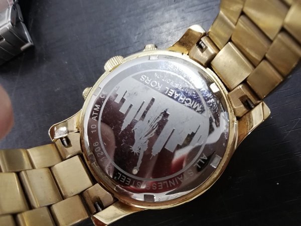 0403T62　腕時計　ジャンク品　おまとめ6点　MICHAEL KORS　JUNKO SHIMADA　など_画像5