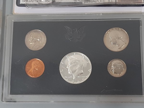 0403U93  世界のコイン 記念コイン プルーフ貨幣セット アメリカ カナダ  シンガポールなど おまとめの画像4