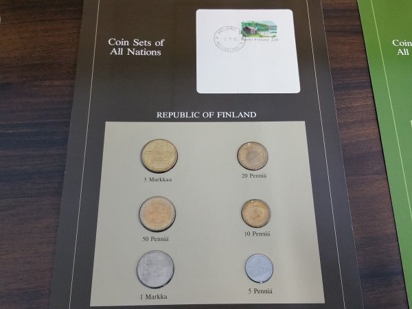 0403S12　世界のコイン　『Coin Sets of All Nations』シリーズ　おまとめ　フィンランド　アイスランド など_画像4