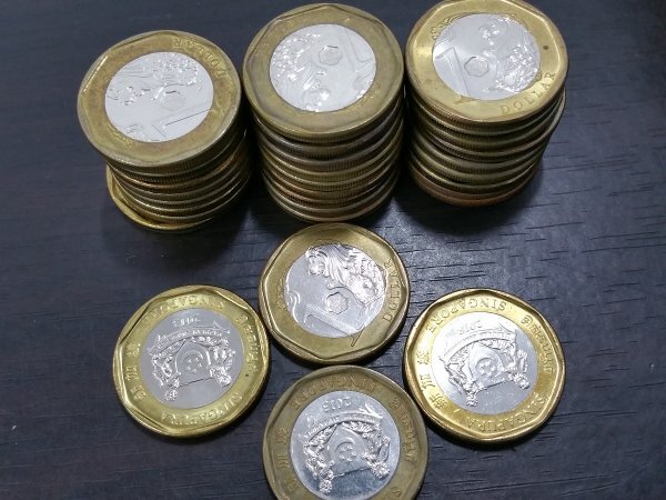 0404S3 世界のコイン 硬貨 シンガポール 1ドル おまとめの画像7