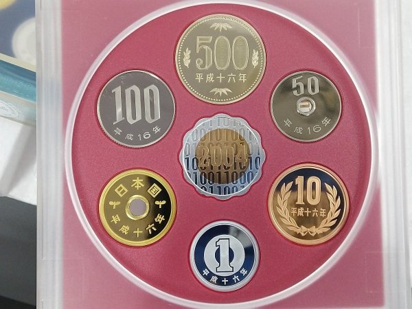 0404A42　日本　記念硬貨　おまとめ5点　PROOF COIN SET　2001　2002　2004　_画像3