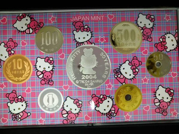 0404K31 proof money set . summarize 3 point Astro Boy Hello Kitty Professional Baseball birth 70 year 