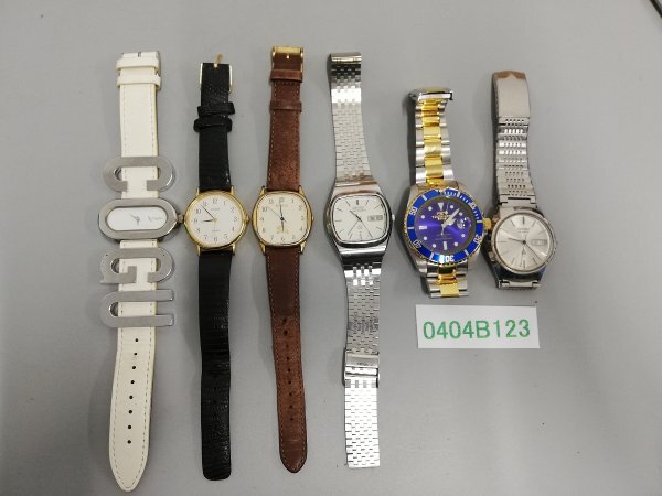 0404B123 時計 腕時計 ジャンク品 おまとめ COGU CITIZEN バーバリー SEIKO TECHNOS の画像1