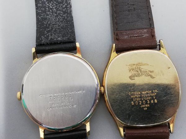 0404B123 時計 腕時計 ジャンク品 おまとめ COGU CITIZEN バーバリー SEIKO TECHNOS の画像3