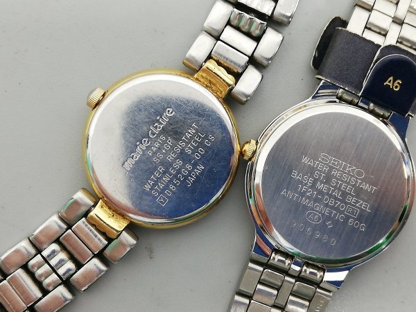 0404B116　時計　腕時計　ジャンク品　おまとめ　MARIECLAIRE　SEIKO　CITIZEN　RADO　DIOR_画像7