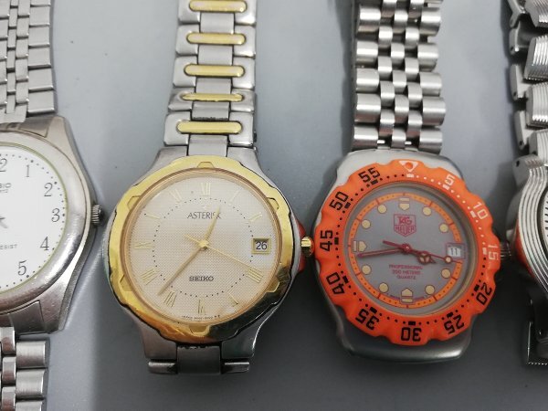 0404B103　時計　腕時計　ジャンク品　おまとめ　CASIO　SEIKO　HEUER　ALBA　など_画像8