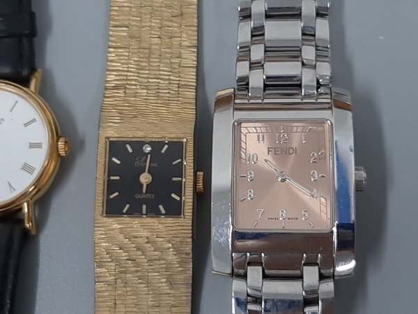 0404U158　時計　腕時計　ジャンク品　おまとめ　SEIKO　LONGINES　FENDI　CK　など