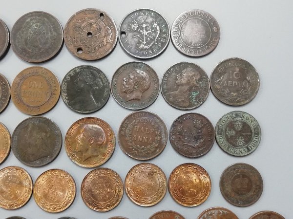 0501T32　各国の古銭　硬貨　おまとめ　ONEPENNY　ONECENT　カナダ　オーストラリア　など_画像7