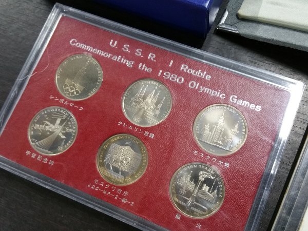 0501S36　世界のコイン　記念コイン　おまとめ　アメリカ 1986 PRESTIGE SET　カナダ 　モスクワオリンピック など　　_画像4