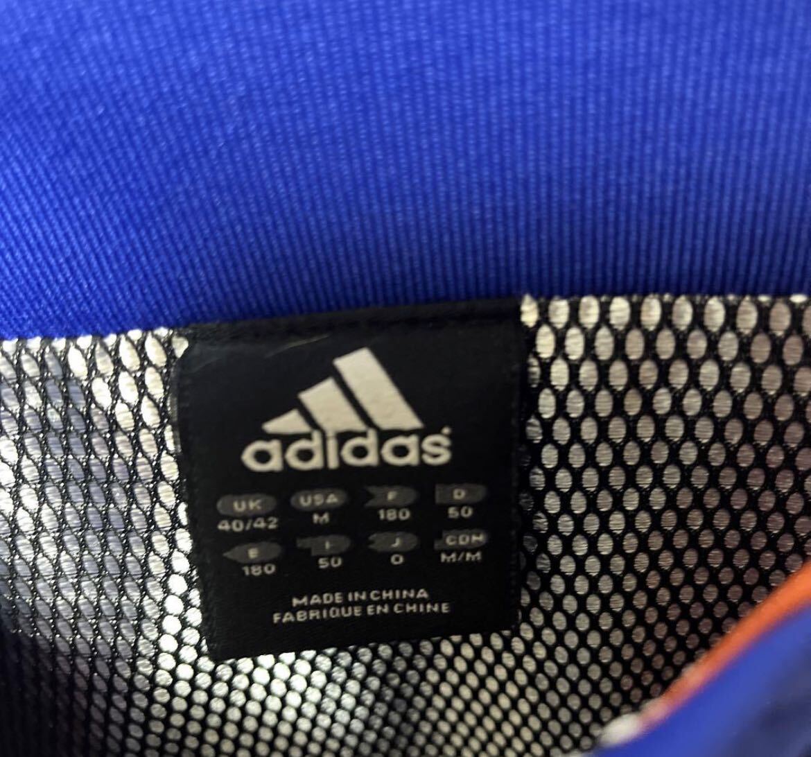 adidas アディダス サッカー Jリーグ アルビレックス新潟 選手支給品 ナイロンプルオーバー ナイロンジャケット ピステ XL 刺繍ロゴ 00s