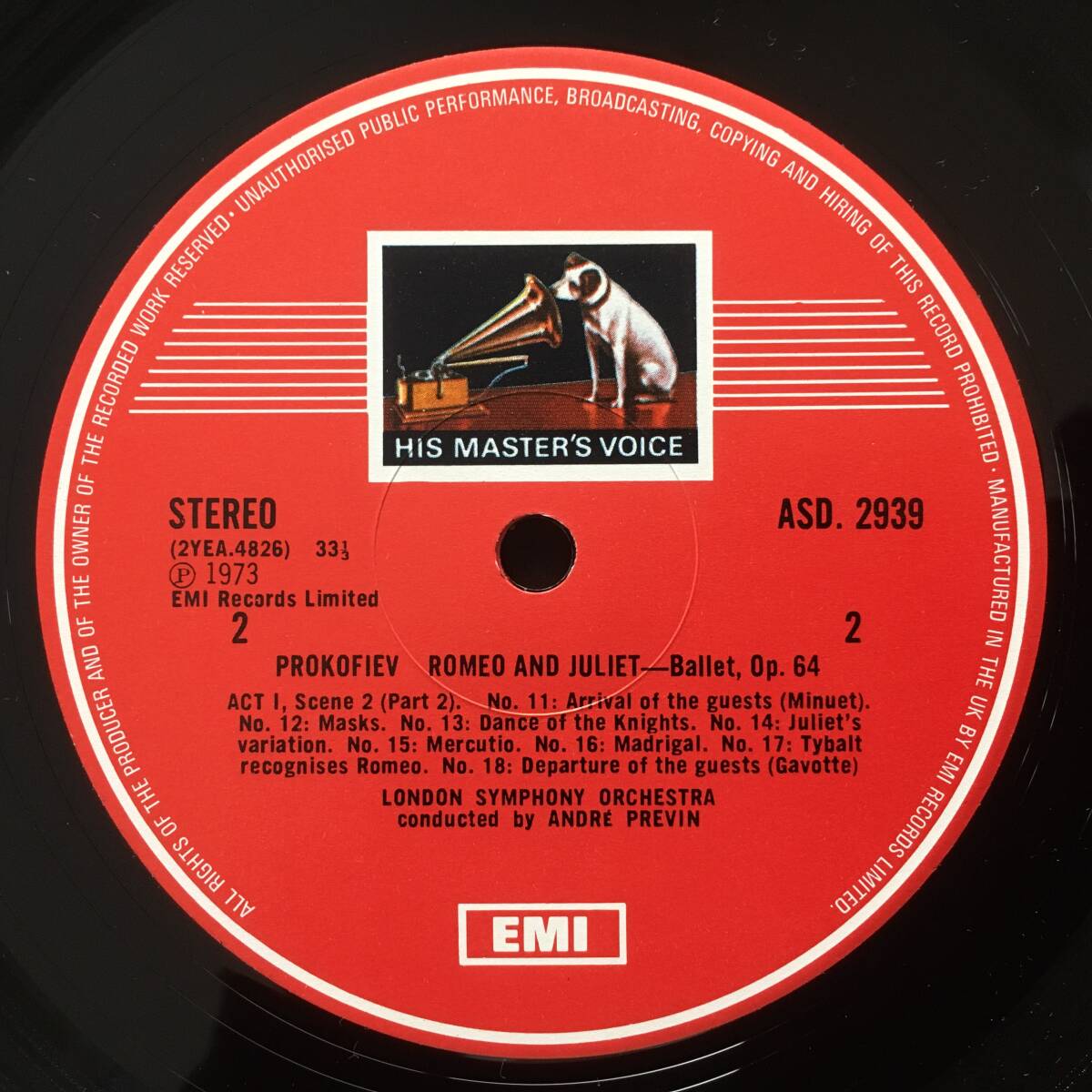 英EMI SLS(ASDx3LP) プレウ゛ィン プロコフィエフ「ロミオとジュリエット」全曲 プレウ゛ィンのキレ味光る名演 ASD盤が持つHiFi音_画像9