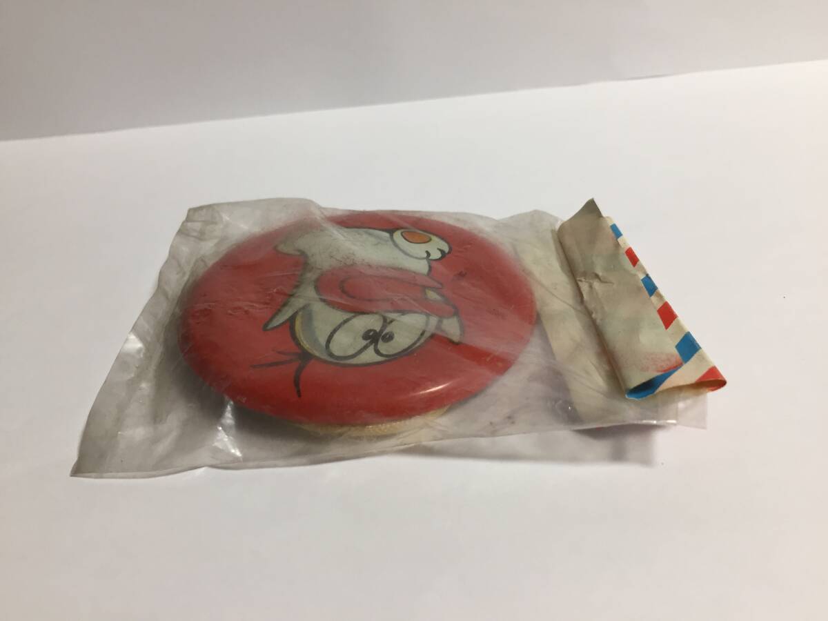 * Obake no Q-Taro Manufacturers unknown string attaching can pendant red unopened * unused goods that time thing over Q rare . rare Showa Retro ①*