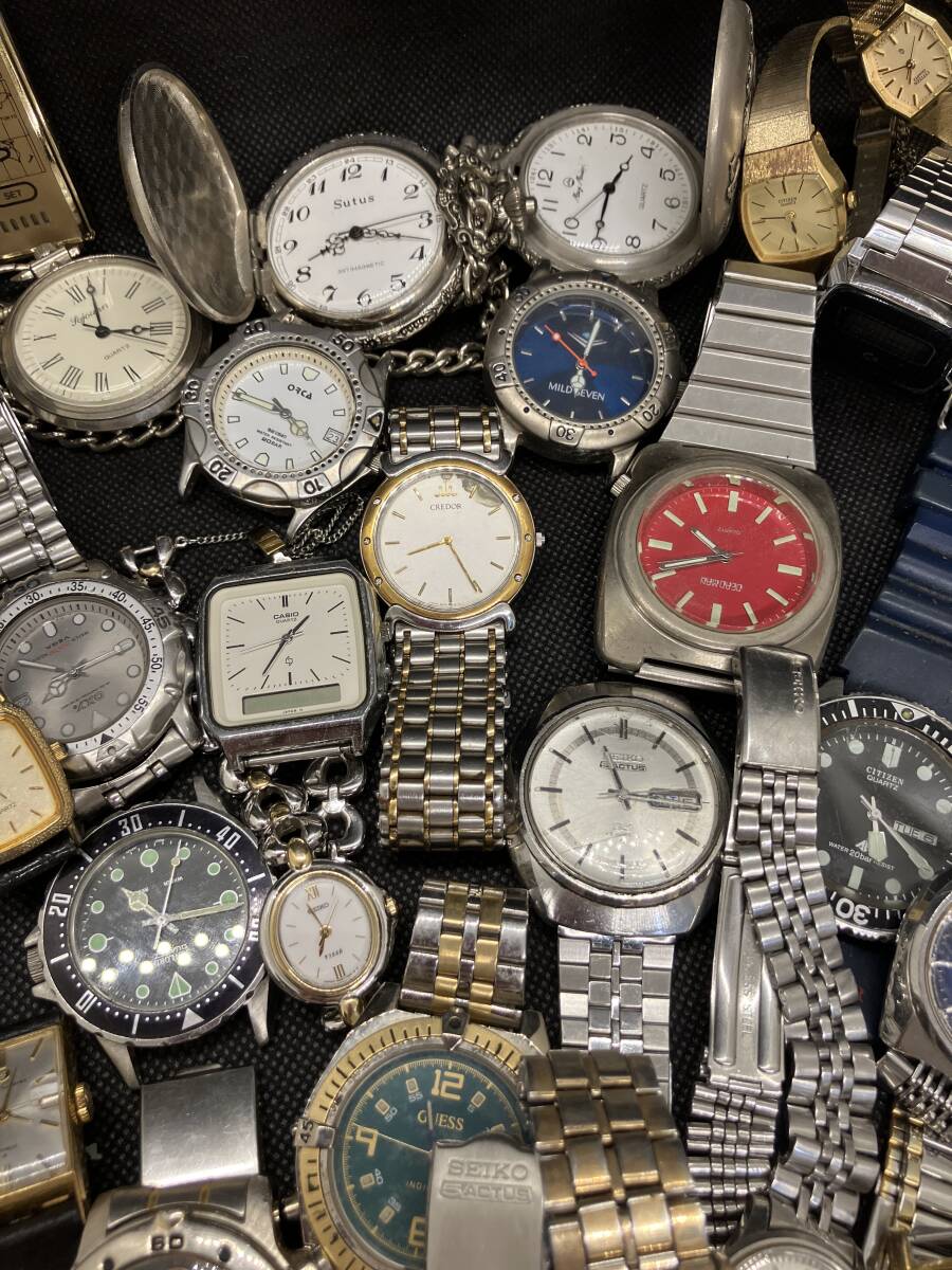 腕時計おまとめ SEIKO CITIZEN 懐中時計 自動巻き ロードマティック ５アクタス ルキア ジャンク・稼働品混在 セイコー VULAIN の画像7